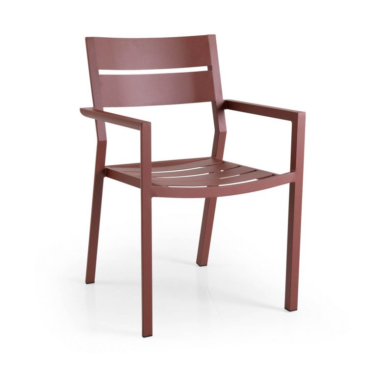 2651-41 Delia, стул штабелируемый красный