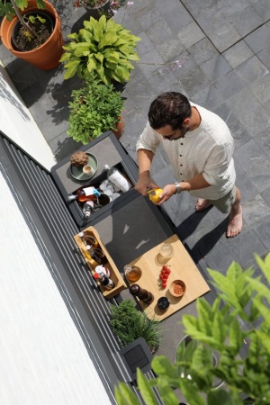 Arvika, уличная кухня антрацит