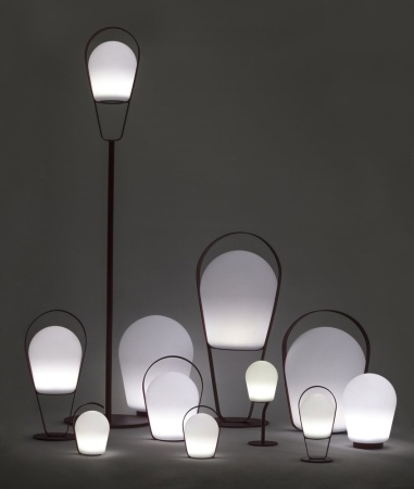 Solna 44,5 см, лампа, антрацит