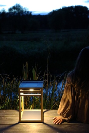 Sala, лампа 40см, антрацит/тик