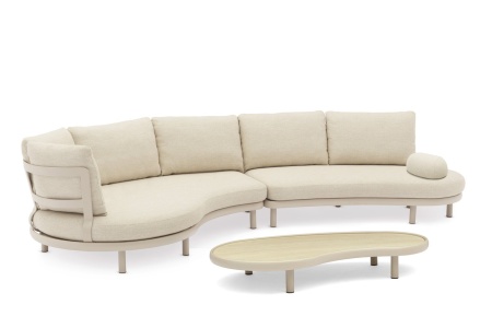 Gotland Lounge, комплект мебели c кофейным столом бежевый Gotland Lounge, комплект мебели c кофейным столом бежевый