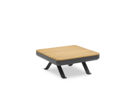 Lund D, комплект мебели антрацит/антрацит, алюминий