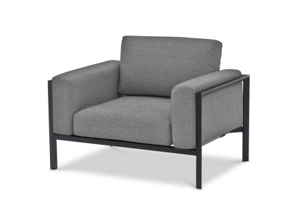 Угловой комплект Stockholm L c круглыми столиками (антрацит/серый)