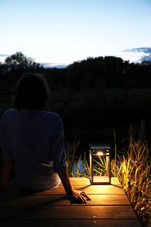 Sala, лампа 40см, антрацит/тик