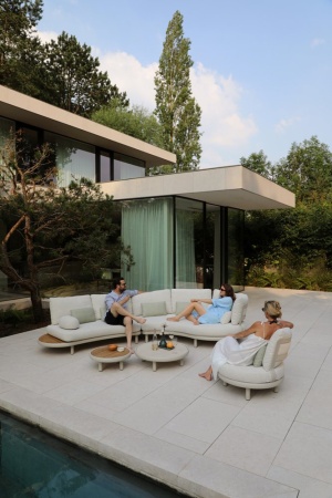 Gotland Lounge, комплект мебели c парными столиками бежевый Gotland Lounge, комплект мебели c парными столиками бежевый