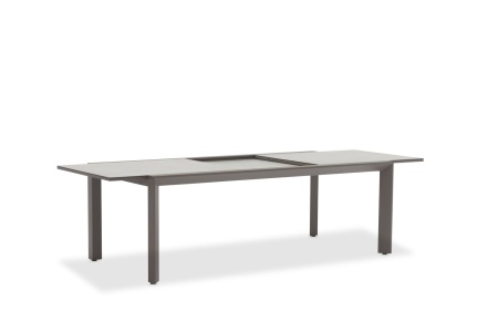 Nora, обеденный стол 220/340*107 антрацит/серый