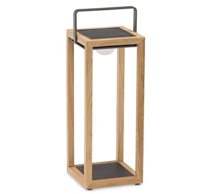 Sala, лампа 24см, антрацит/тик