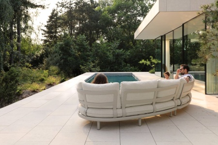 Gotland Lounge, комплект мебели c парными столиками бежевый Gotland Lounge, комплект мебели c парными столиками бежевый