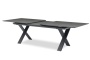 Timra, стол обеденный 280/340/400*100*H75 см антрацит/серый