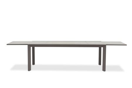 Nora, обеденный стол 220/340*107 антрацит/серый