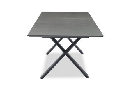 Timra, стол обеденный 280/340/400*100*H75 см антрацит/серый